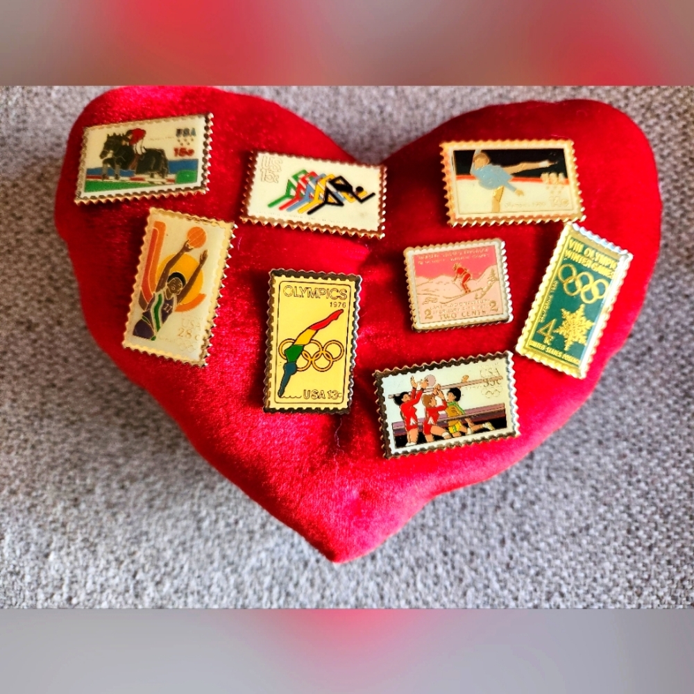 Olympic Post Office commemorative pins.